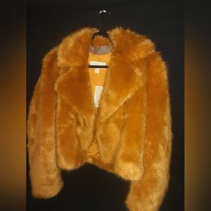 Orange Faux Fur Michael Kors (FAKE FUR)